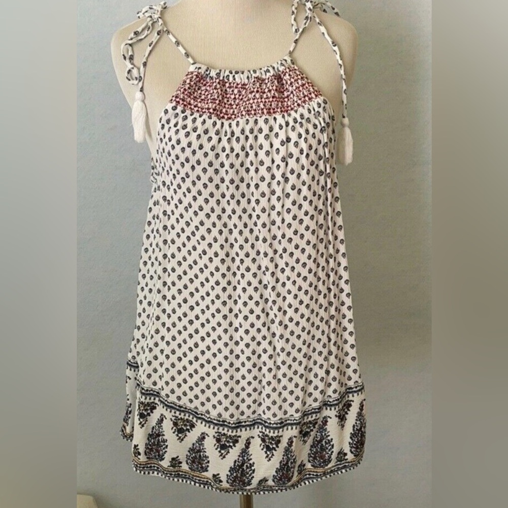 OLD NAVY boho Tank top with tassel straps